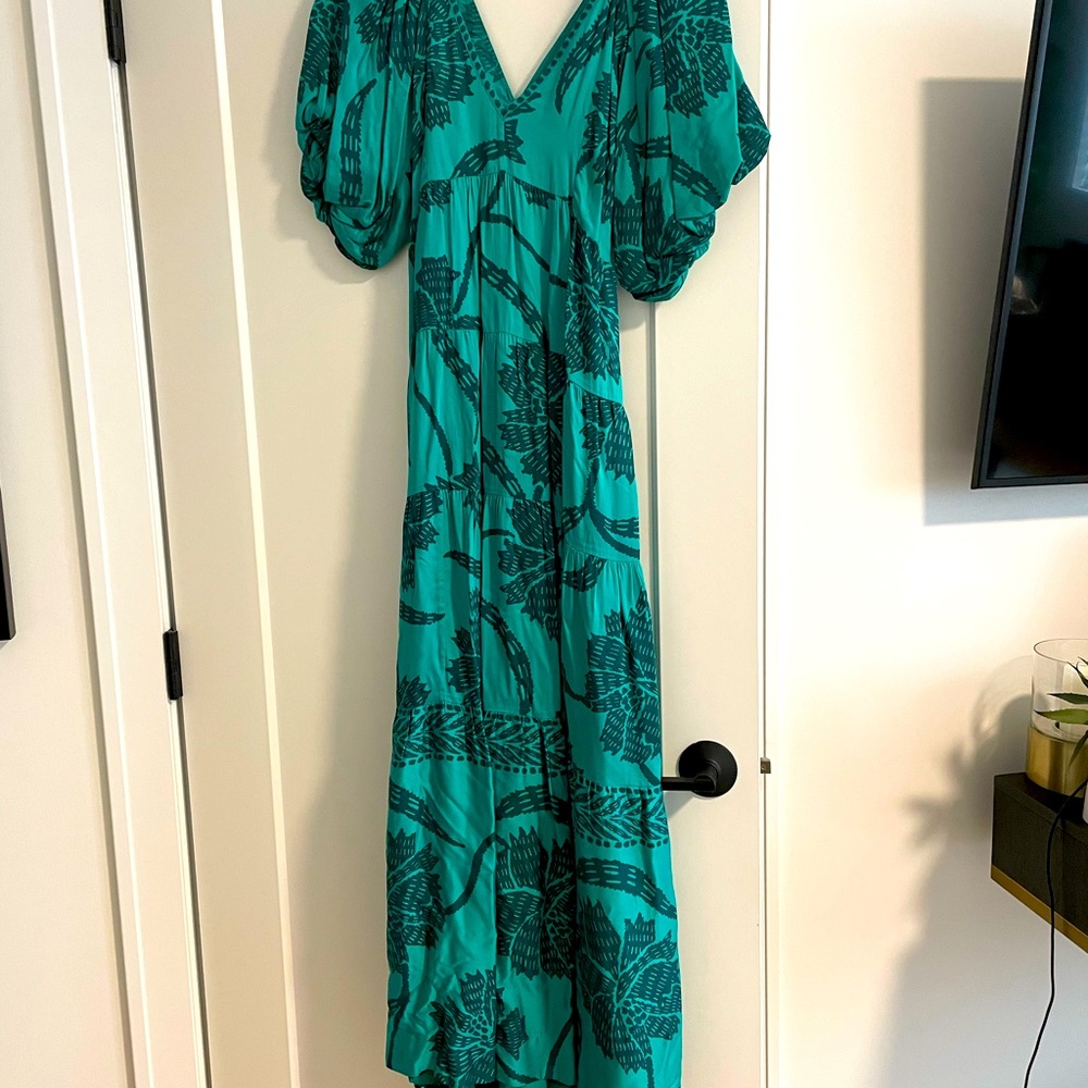 Omika Ila Tiered Open-Back Dress